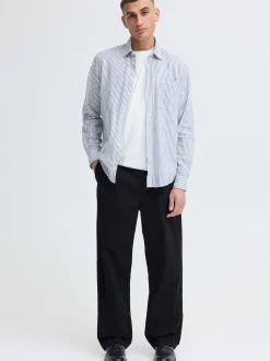 Solid Herren Chinohose - SDMohan Relaxed Fit in schwarz