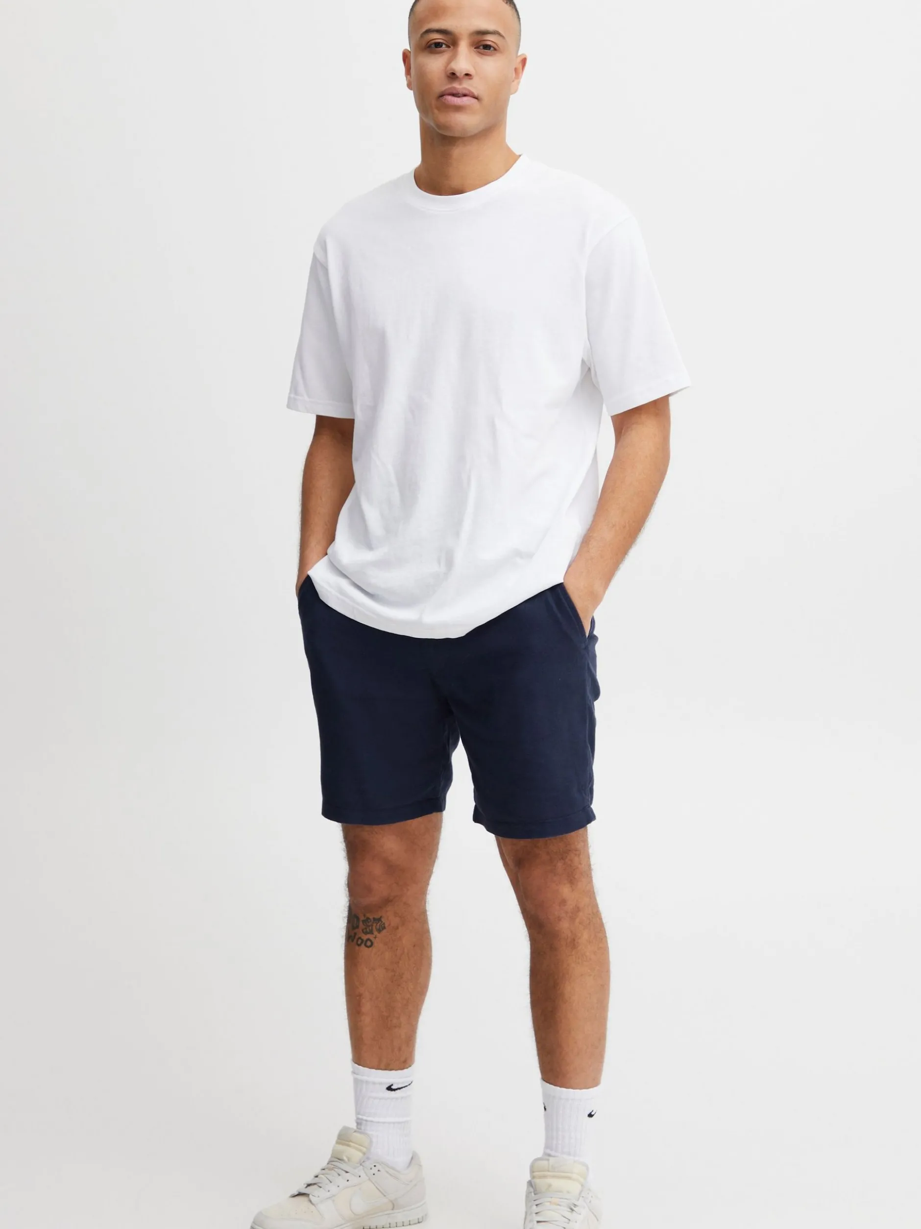 Solid Herren Chinoshorts - SDAurelius in blau