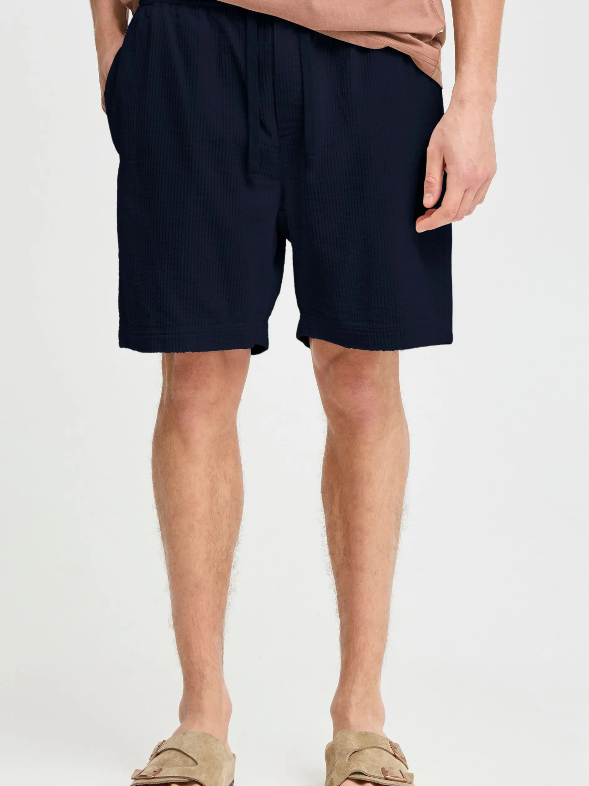 Solid Herren Chinoshorts - SDAlann in blau