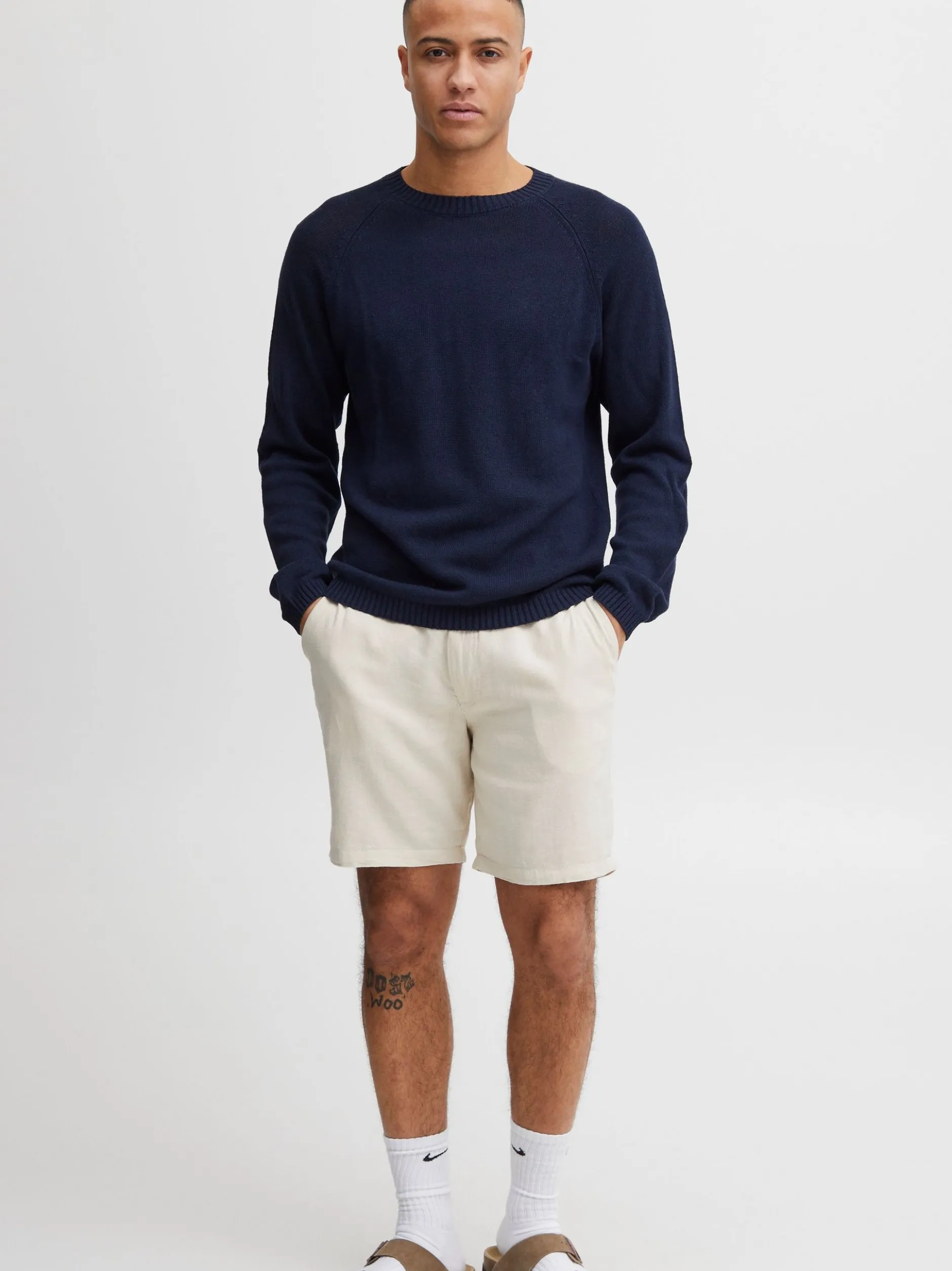 Solid Herren Chinoshorts - SDAurelius in beige