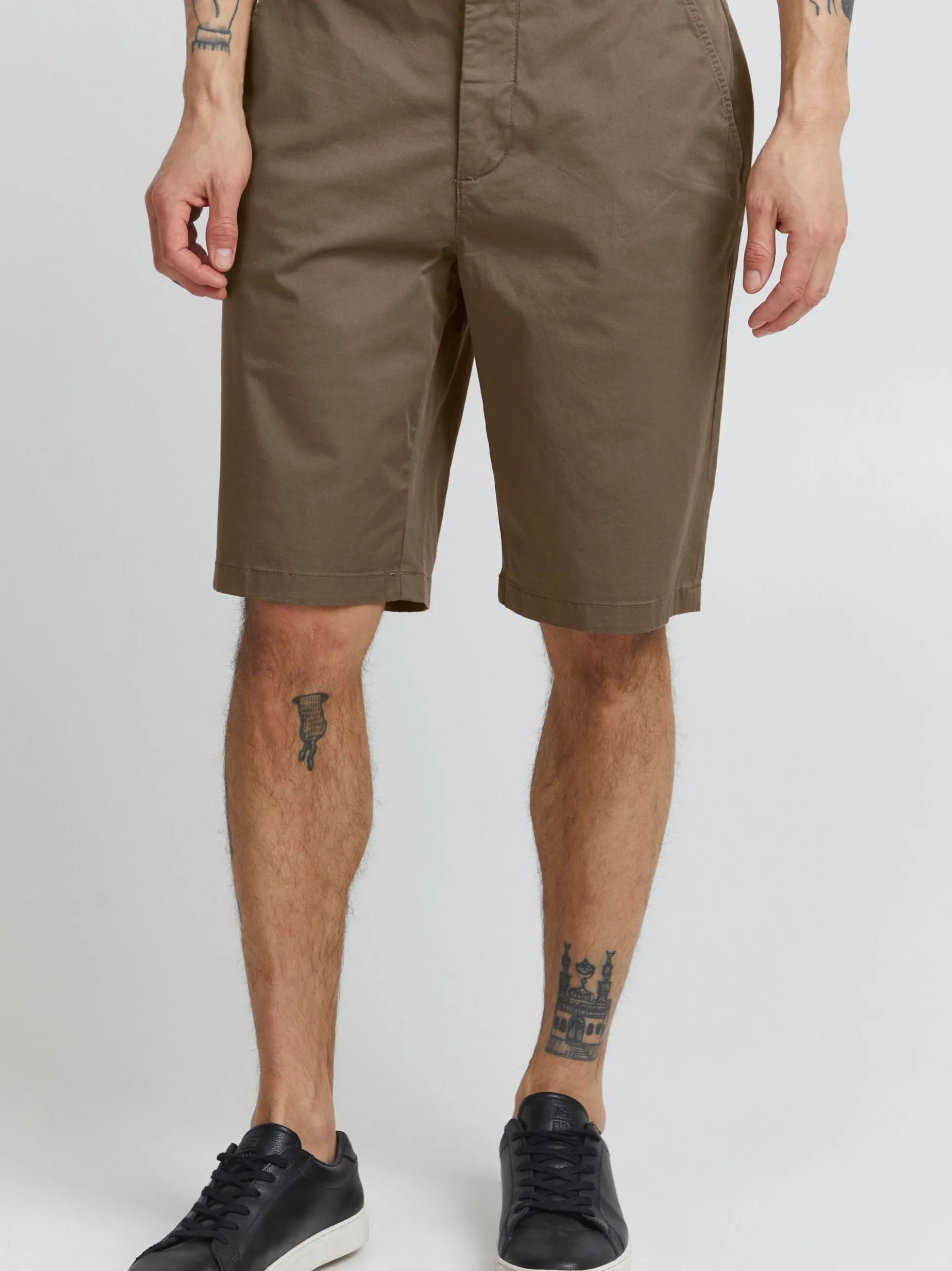 Solid Herren Chinoshorts - SDBishop in braun