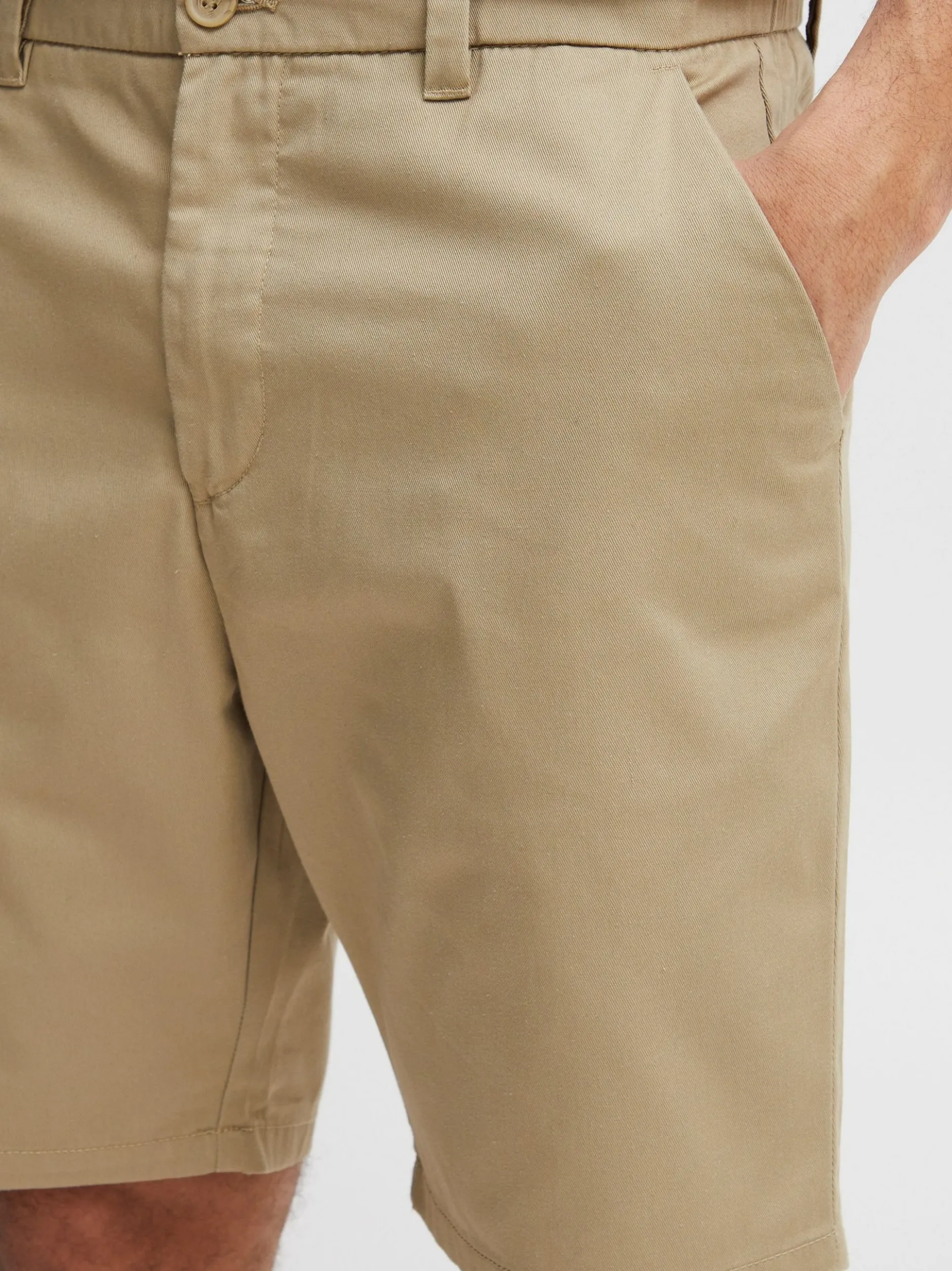 Solid Herren Chinoshorts - SDEldric in beige