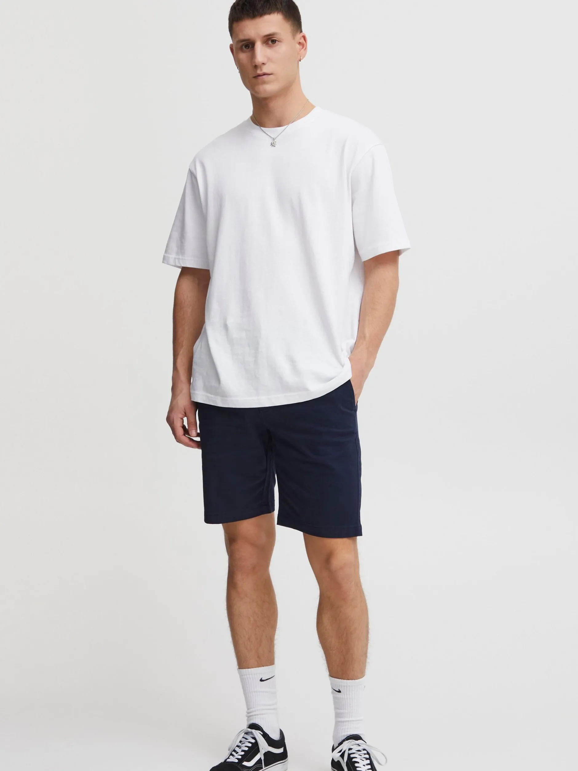 Solid Herren Chinoshorts - SDErico in blau