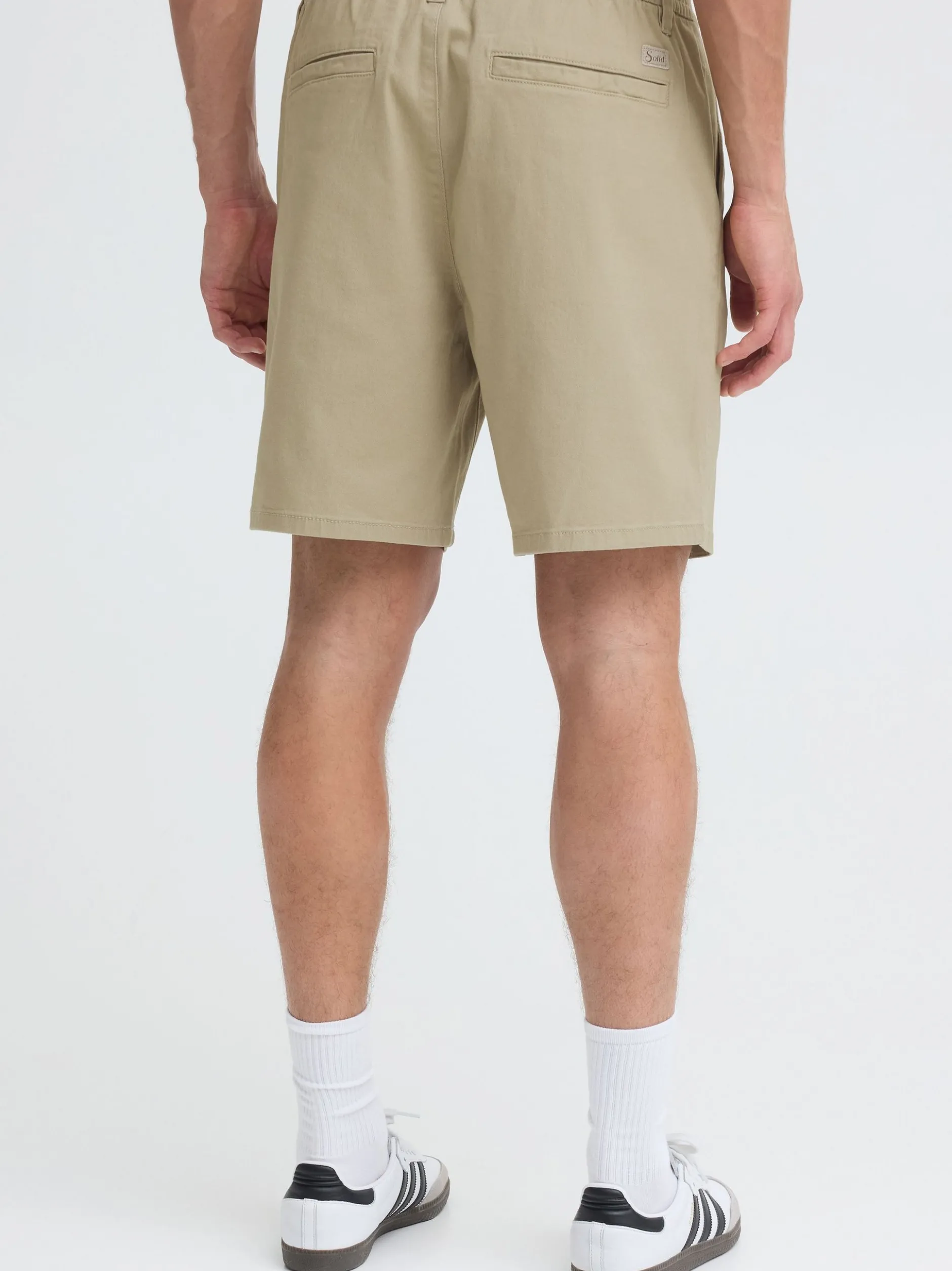 Solid Herren Chinoshorts - SDGibboni Stretch in beige
