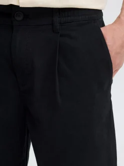 Solid Herren Chinoshorts - SDGibboni Stretch in schwarz