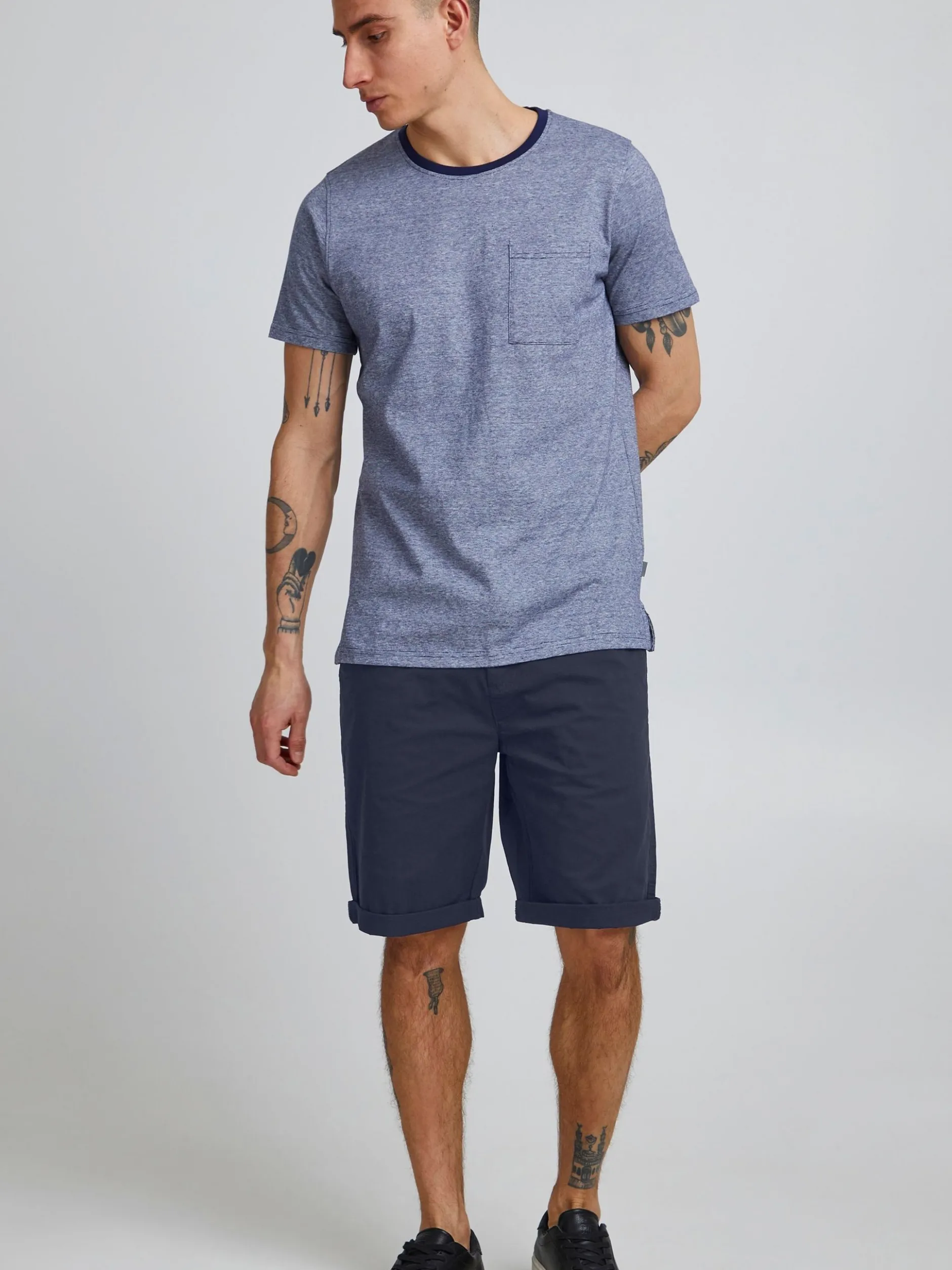 Solid Herren Chinoshorts - SDJim in blau