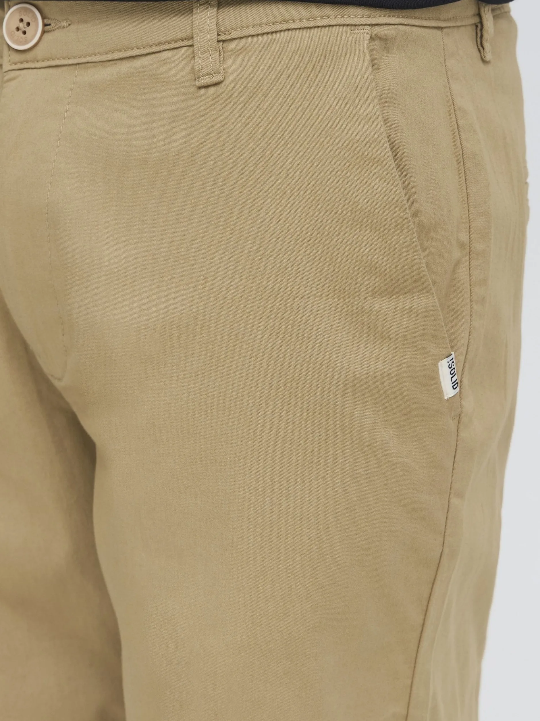 Solid Herren Chinoshorts - SDKalaik in beige