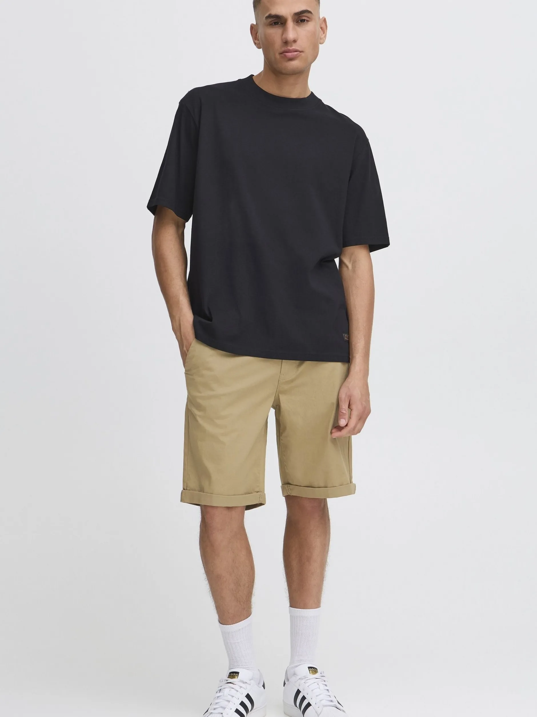 Solid Herren Chinoshorts - SDKalaik in beige