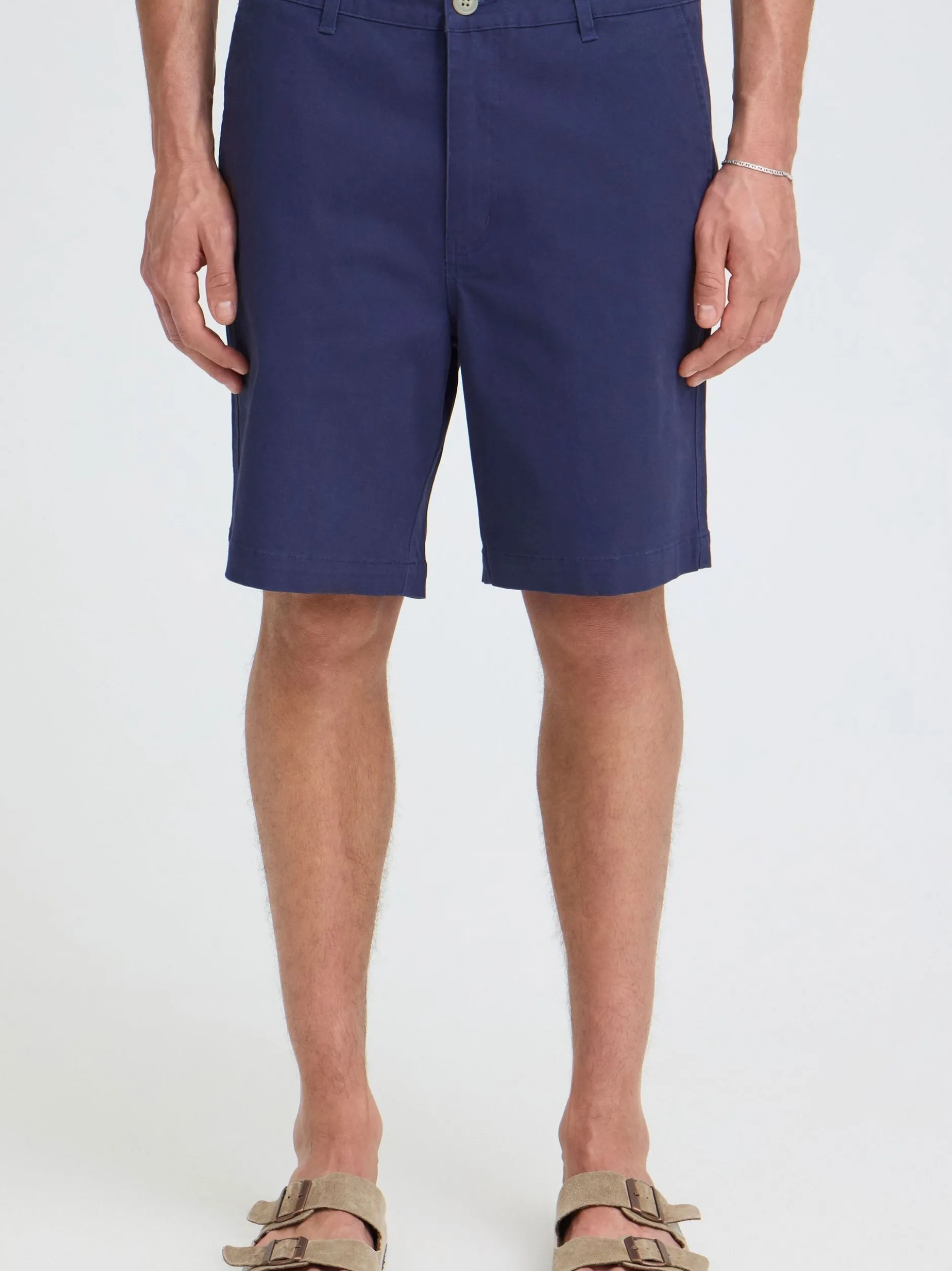 Solid Herren Chinoshorts - SDLiam in blau