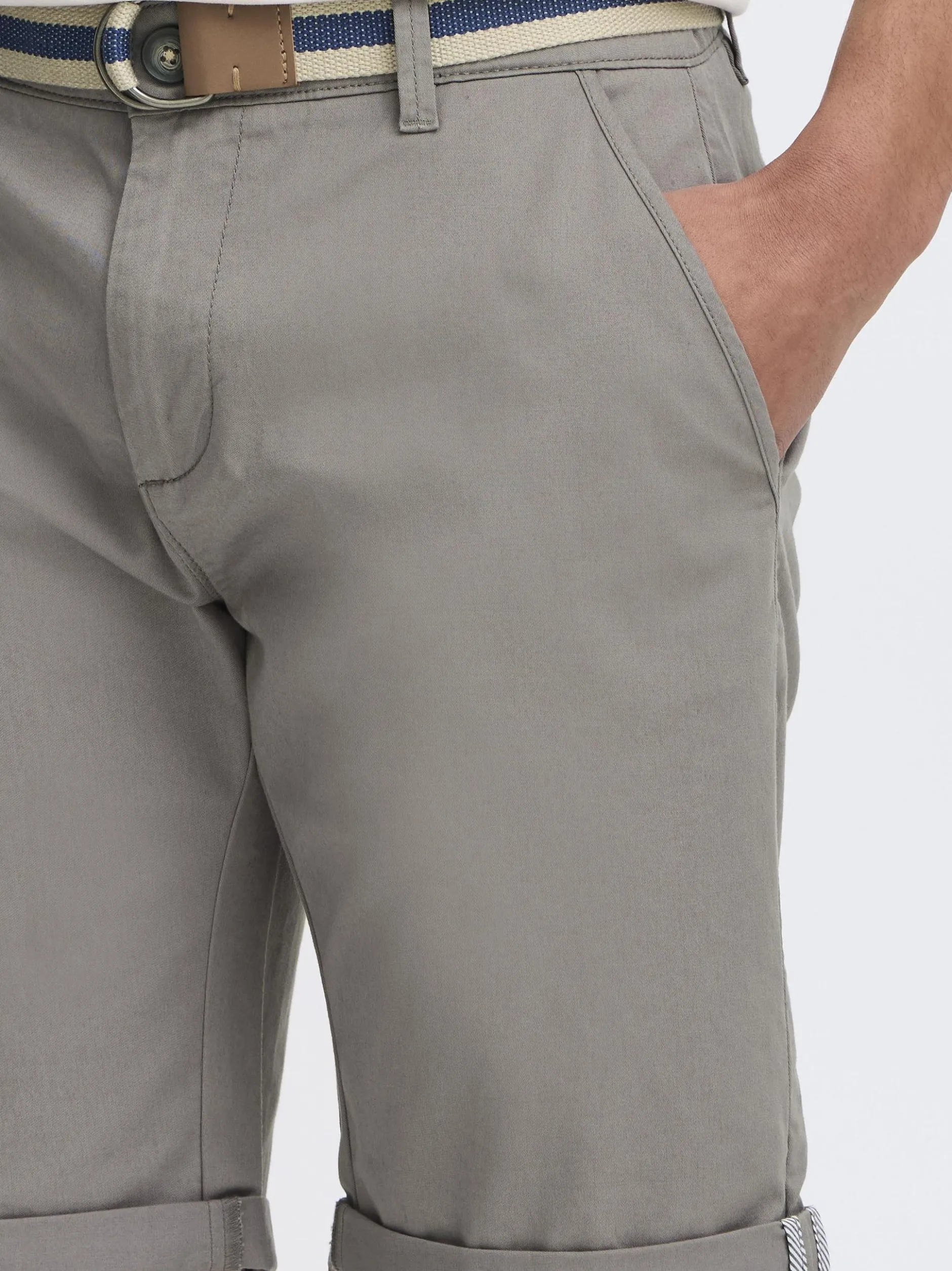 Solid Herren Chinoshorts - SDMonty in grau
