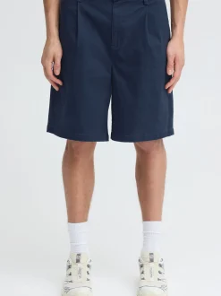 Solid Herren Chinoshorts - SDMohan Relaxed Fit in blau