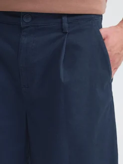 Solid Herren Chinoshorts - SDMohan Relaxed Fit in blau