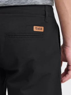 Solid Herren Chinoshorts - SDThement in schwarz