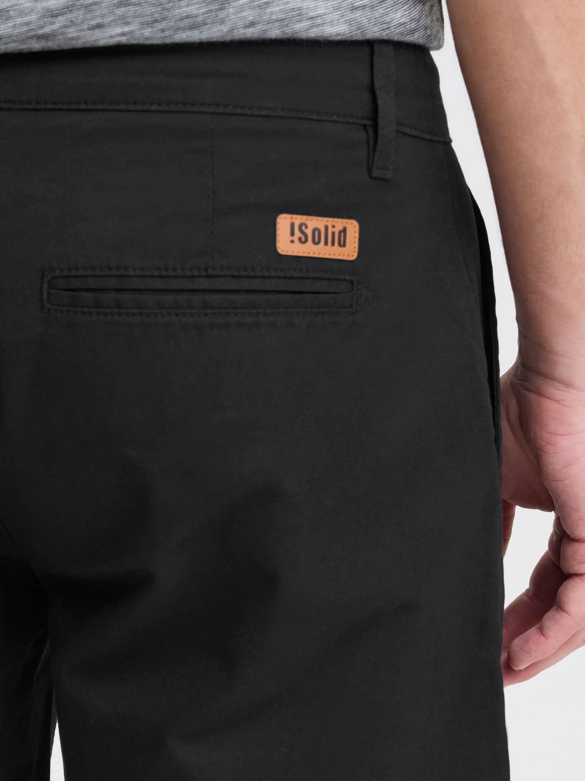 Solid Herren Chinoshorts - SDThement in schwarz