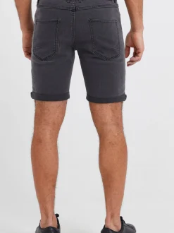 Solid Herren Jeansshorts - SDNoyton in grau