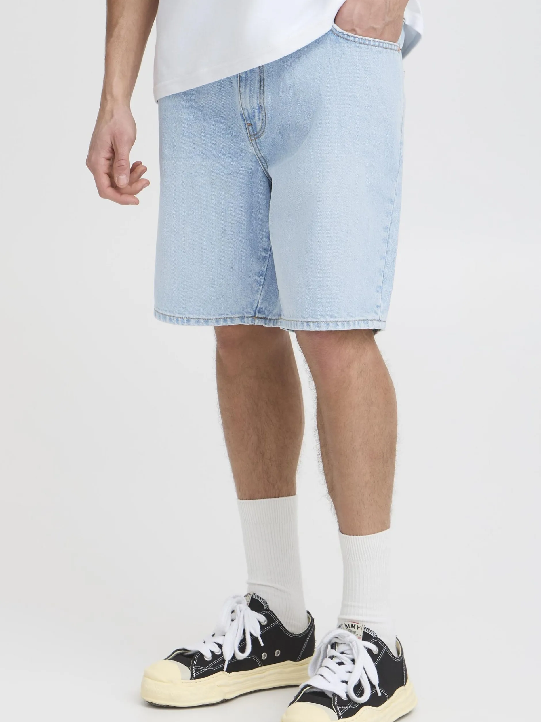 Solid Herren Jeansshorts - SDRyan in hellblau