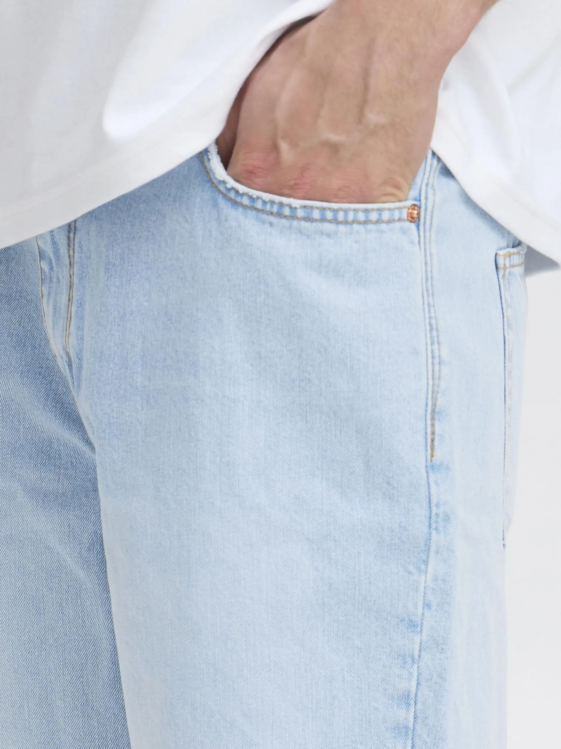 Solid Herren Jeansshorts - SDRyan in hellblau