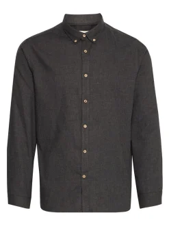 Solid Herren Langarmhemd - SDPepe in schwarz