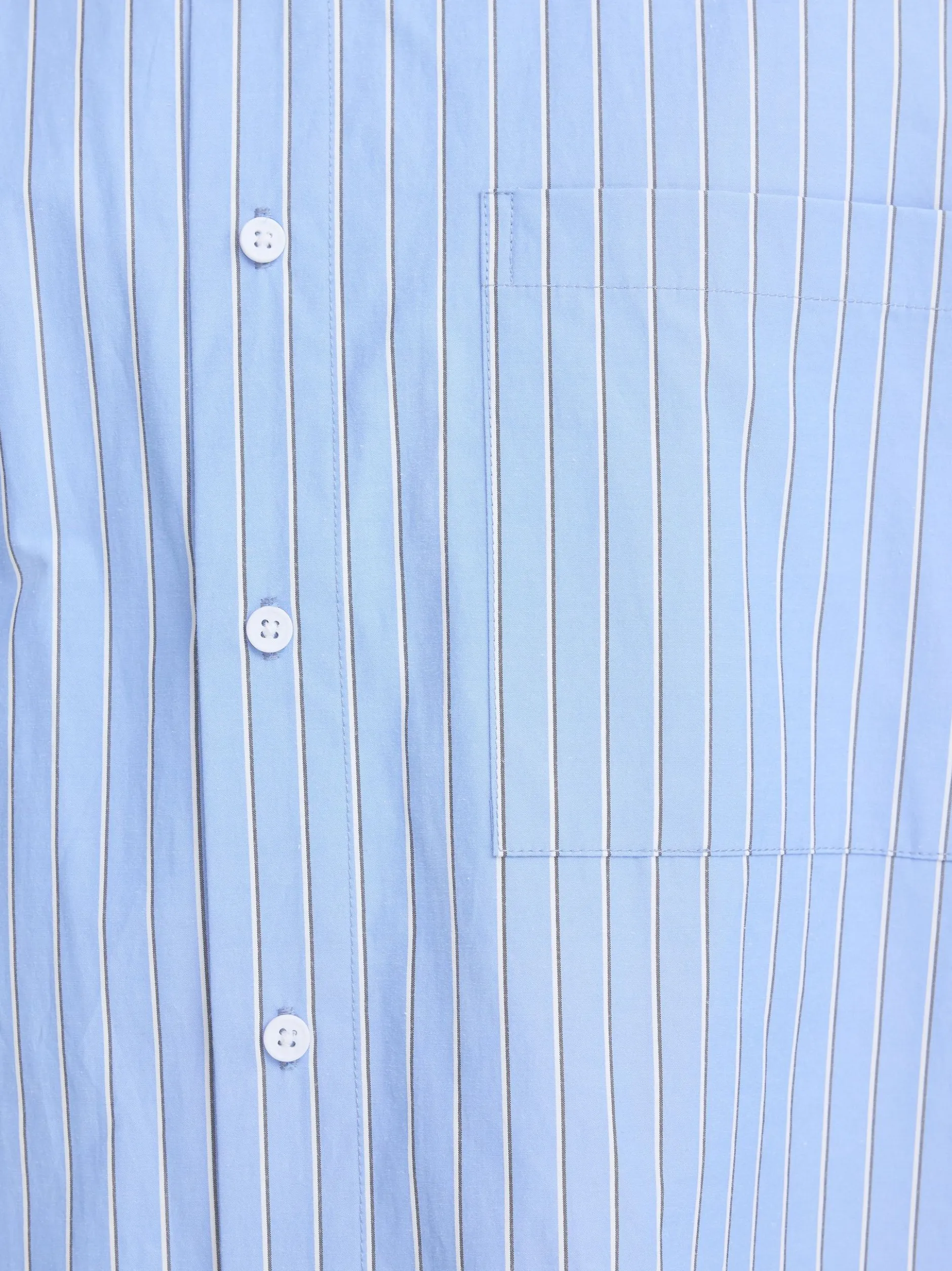 Solid Herren Langarmhemd - SDTucker in blau