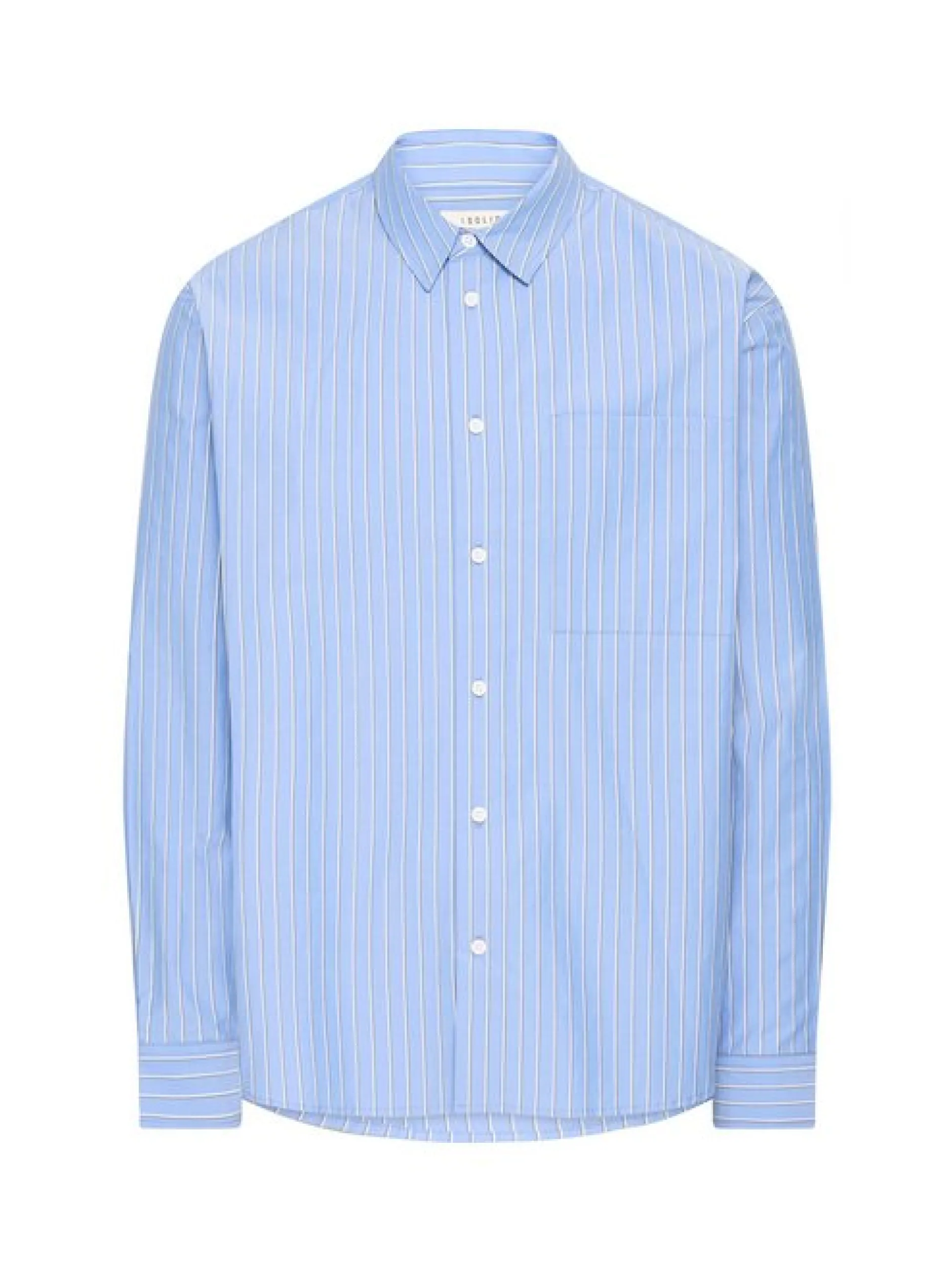 Solid Herren Langarmhemd - SDTucker in blau