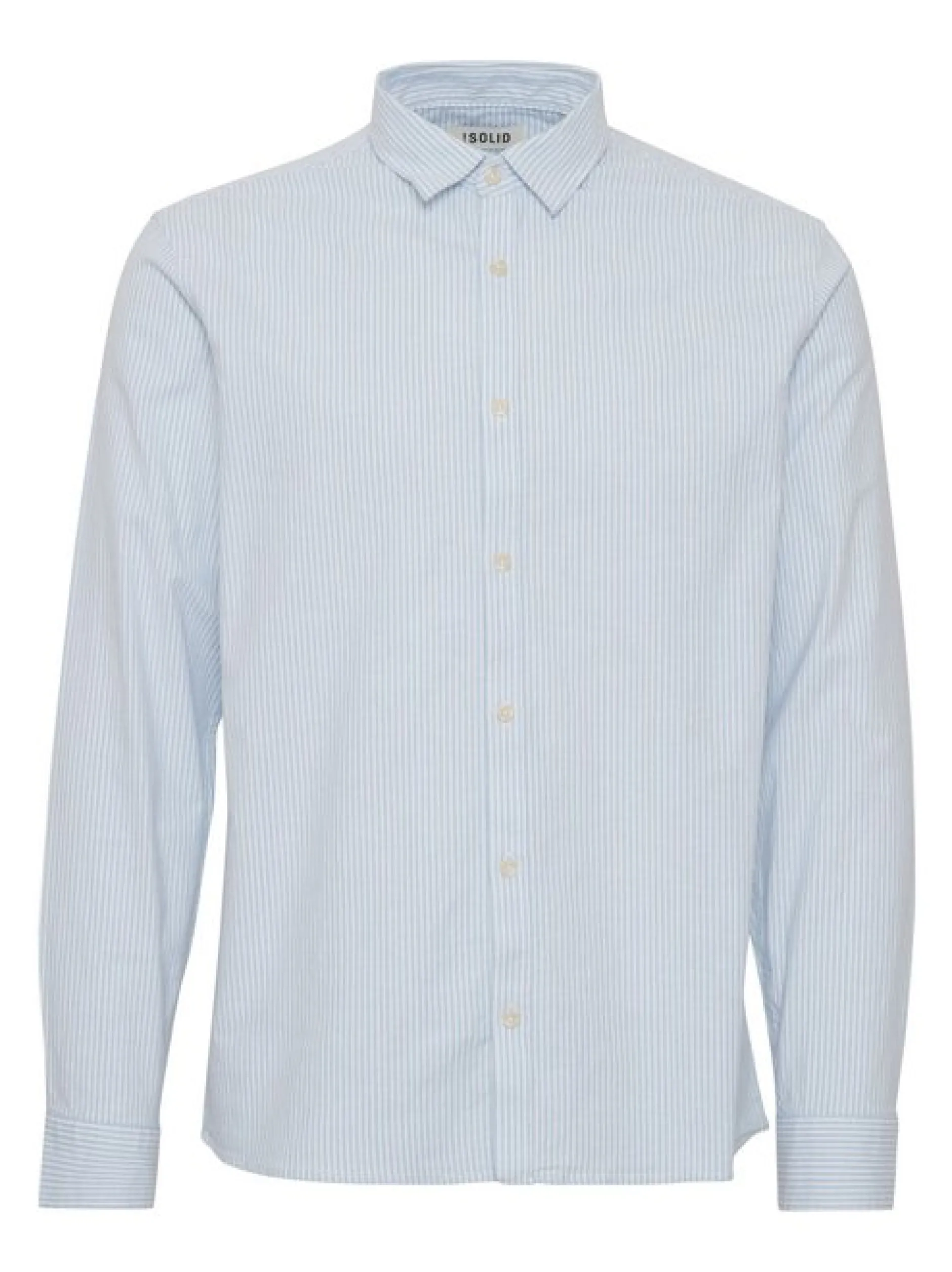 Solid Herren Langarmshirt - SDVal in hellblau