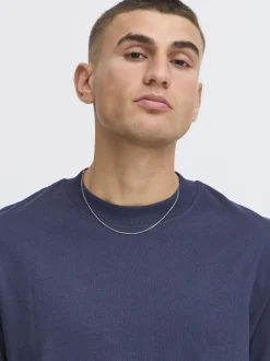 Solid Herren Langarmshirt - SDReynaldo in blau