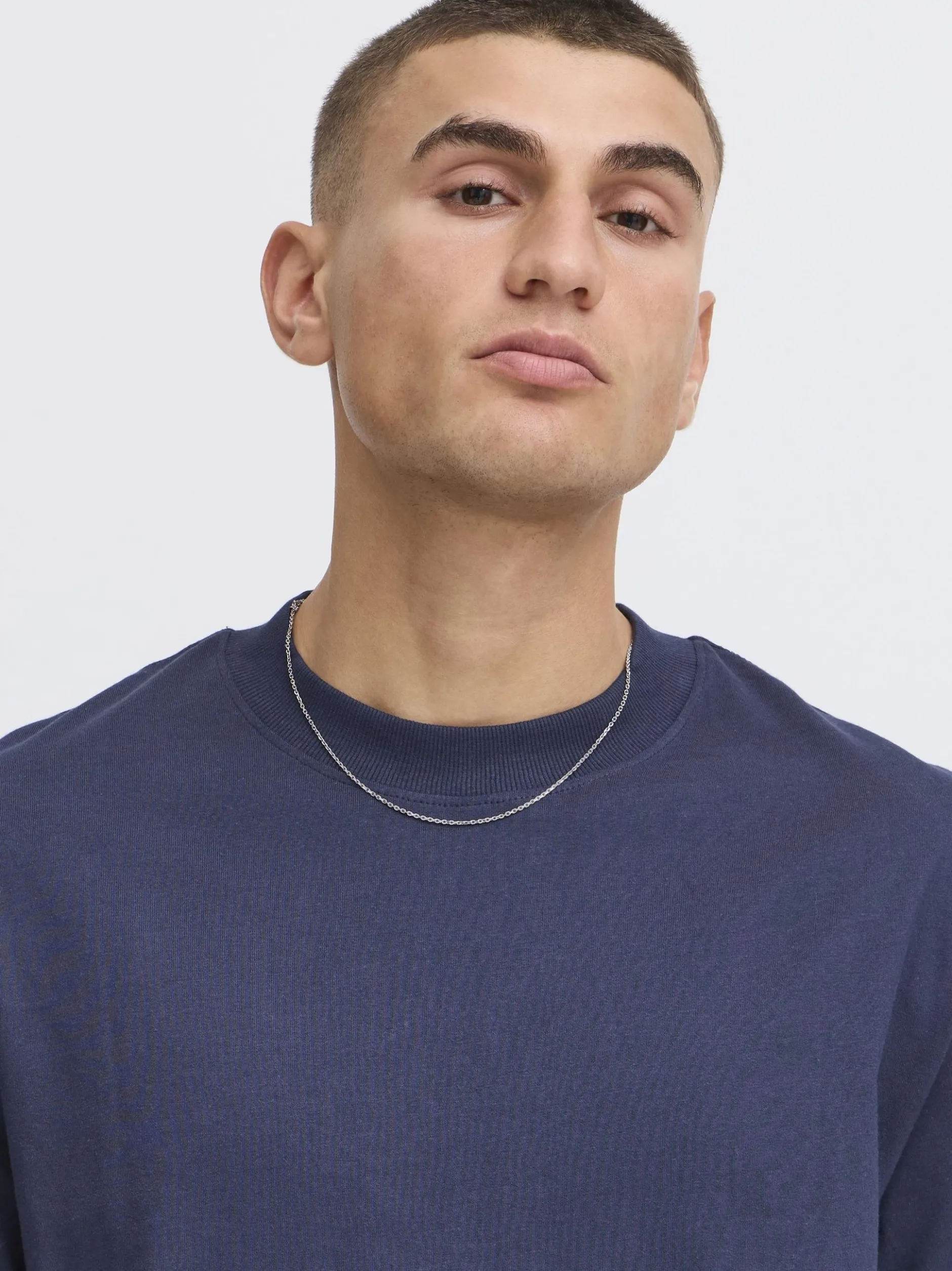Solid Herren Langarmshirt - SDReynaldo in blau