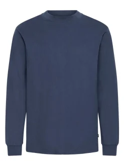Solid Herren Langarmshirt - SDReynaldo in blau