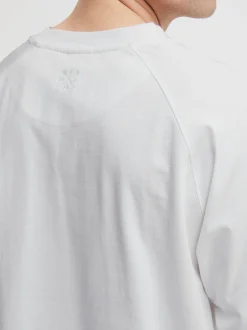 Solid Herren Langarmshirt - SDEyado in weiß