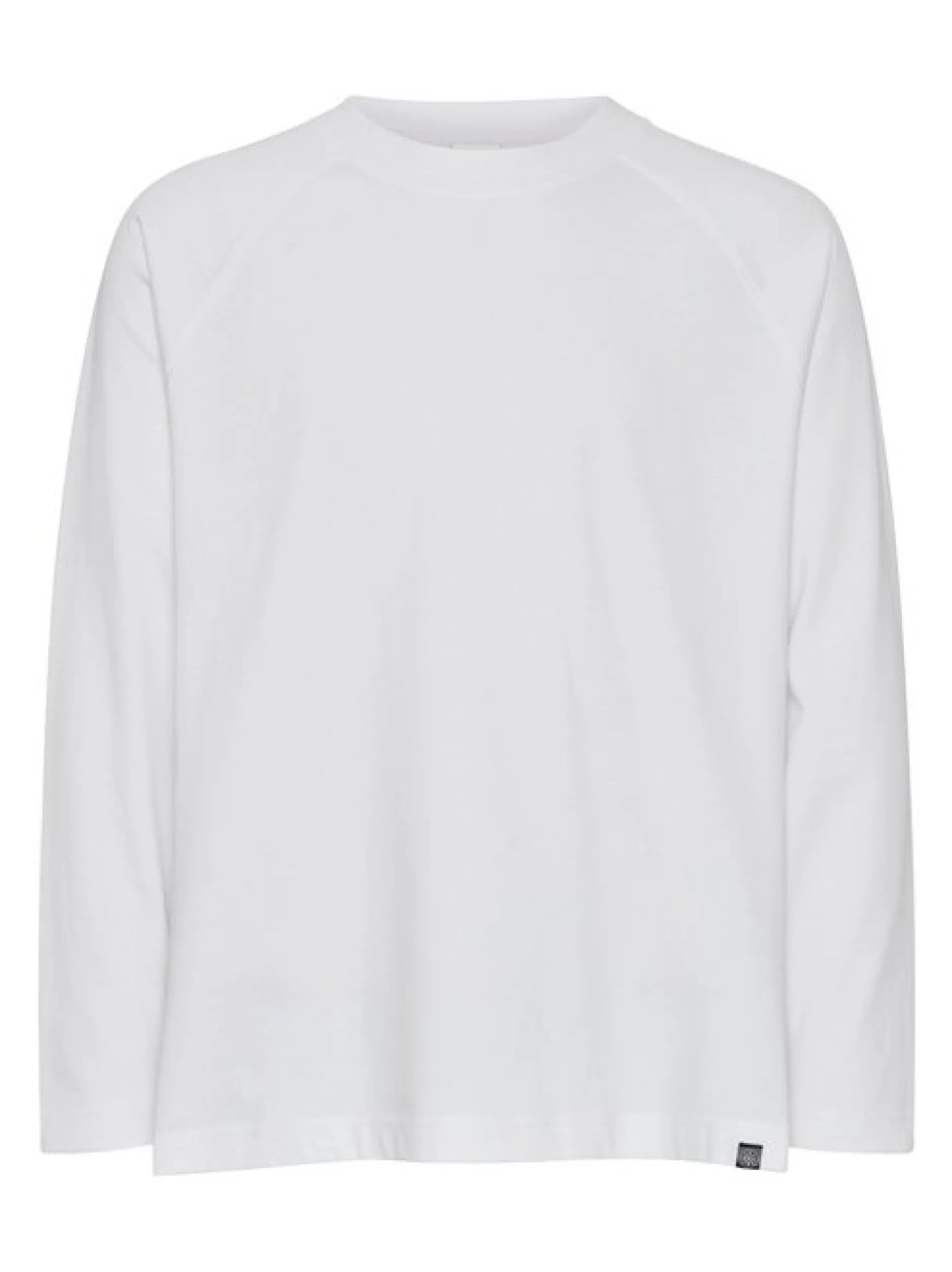 Solid Herren Langarmshirt - SDEyado in weiß