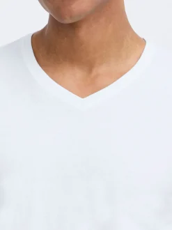 Solid Herren Langarmshirt - SDBeda in weiß