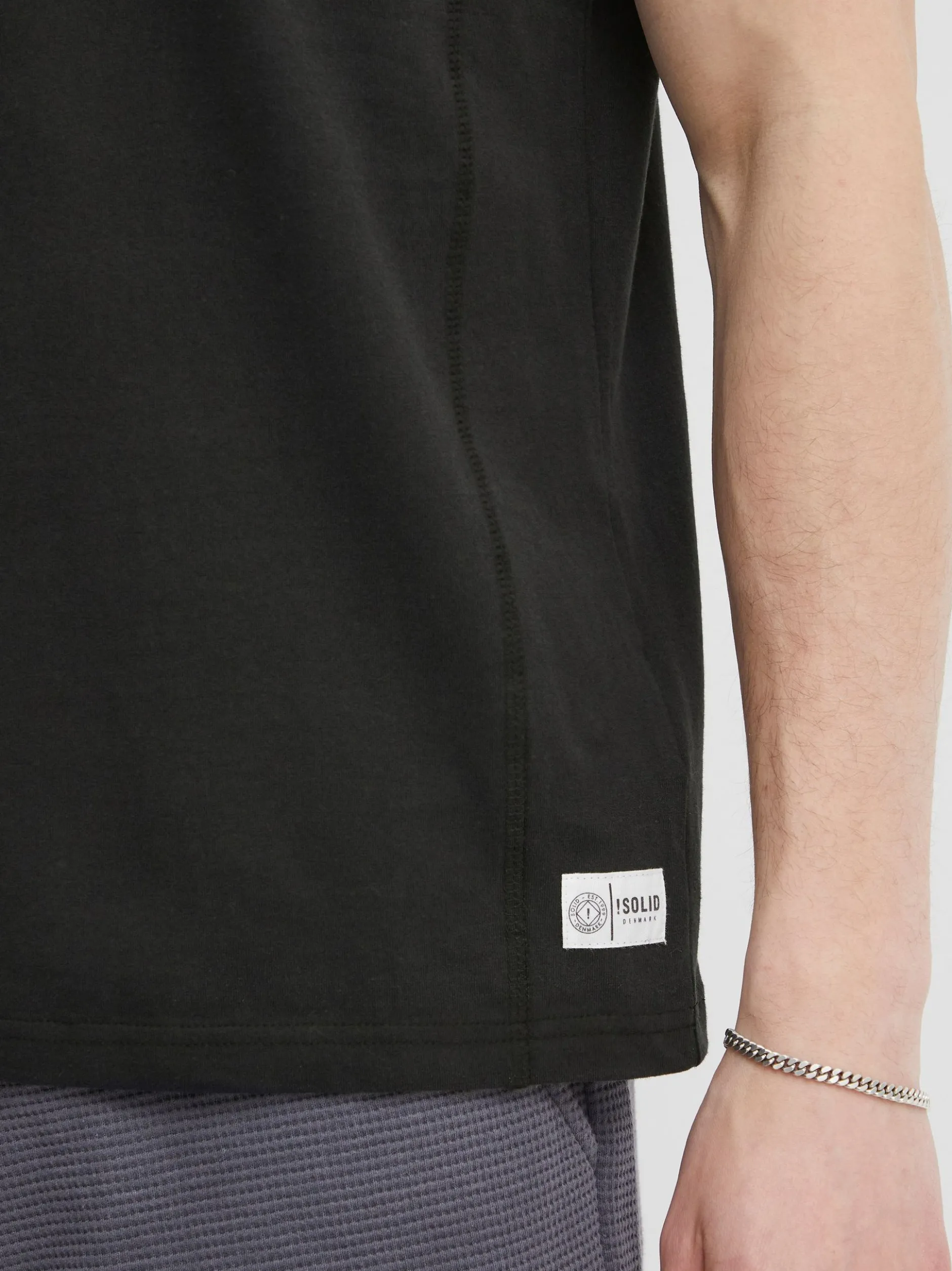 Solid Herren Layershirt - SDDorian in schwarz