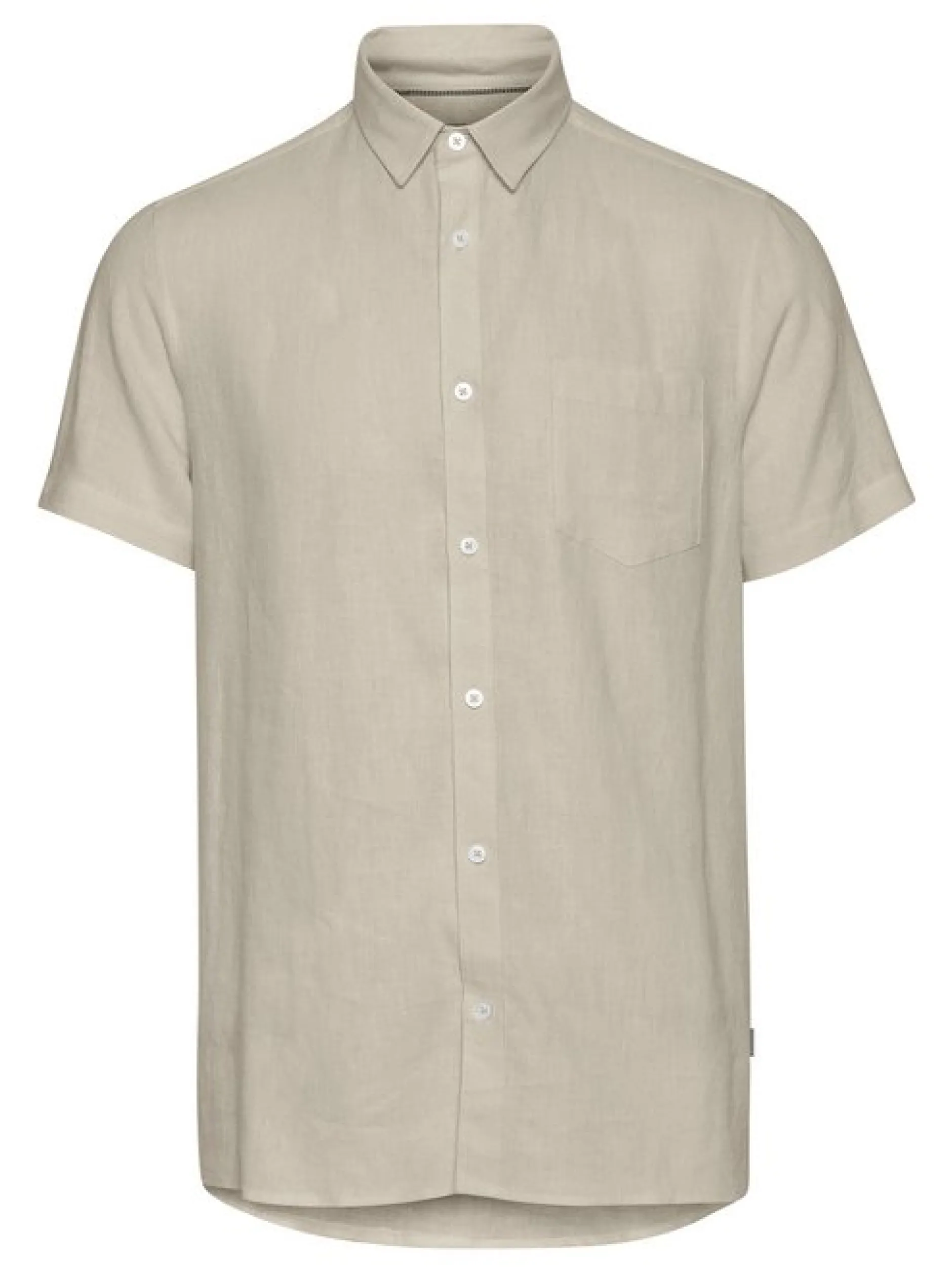 Solid Herren Leinenhemd - SDAllan in beige