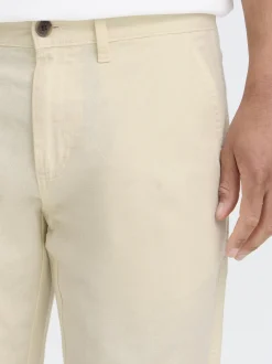 Solid Herren Leinenhose - SDLoran in beige
