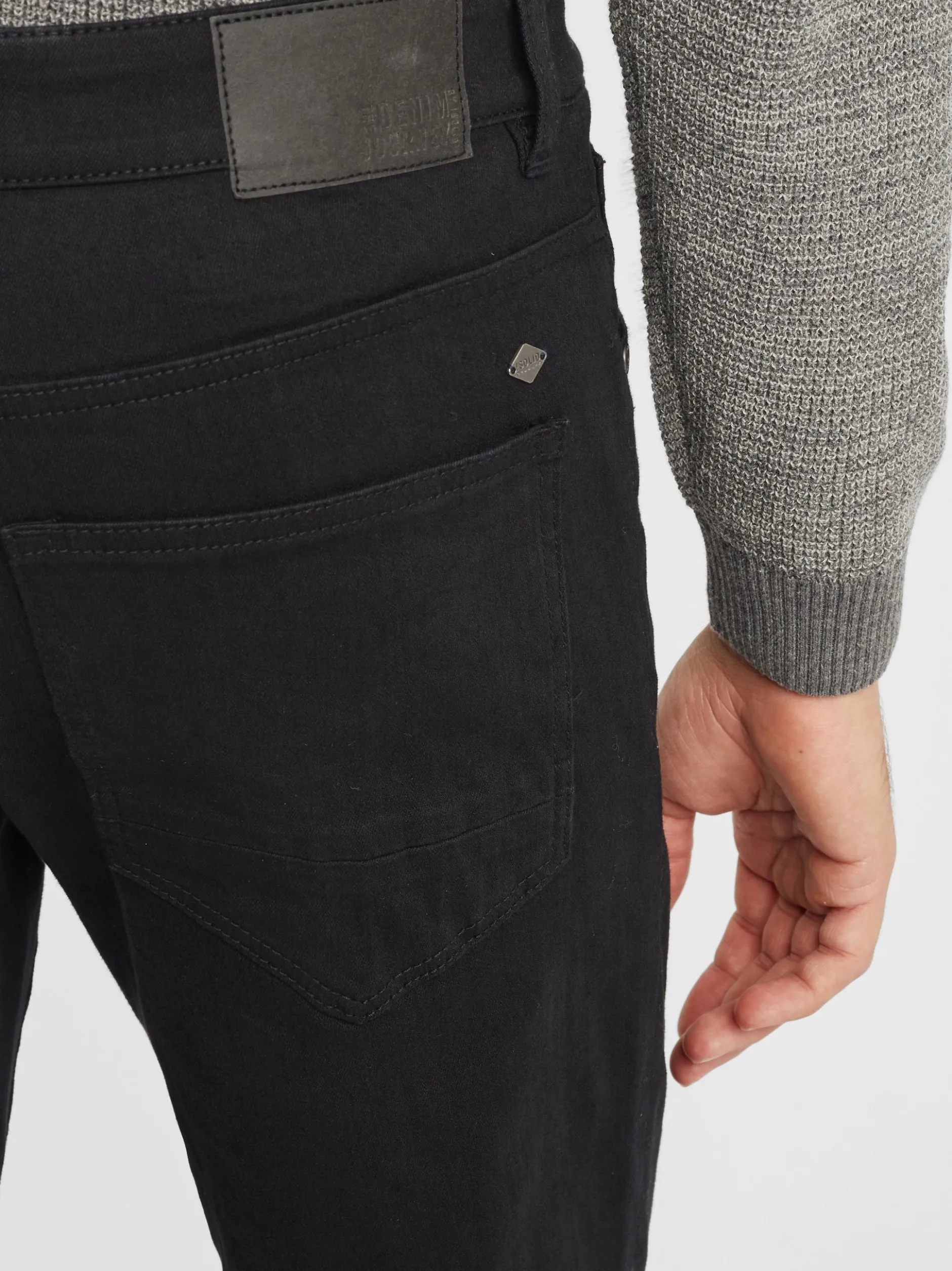 Solid Herren 5-Pocket-Jeans - SDFinlay in schwarz