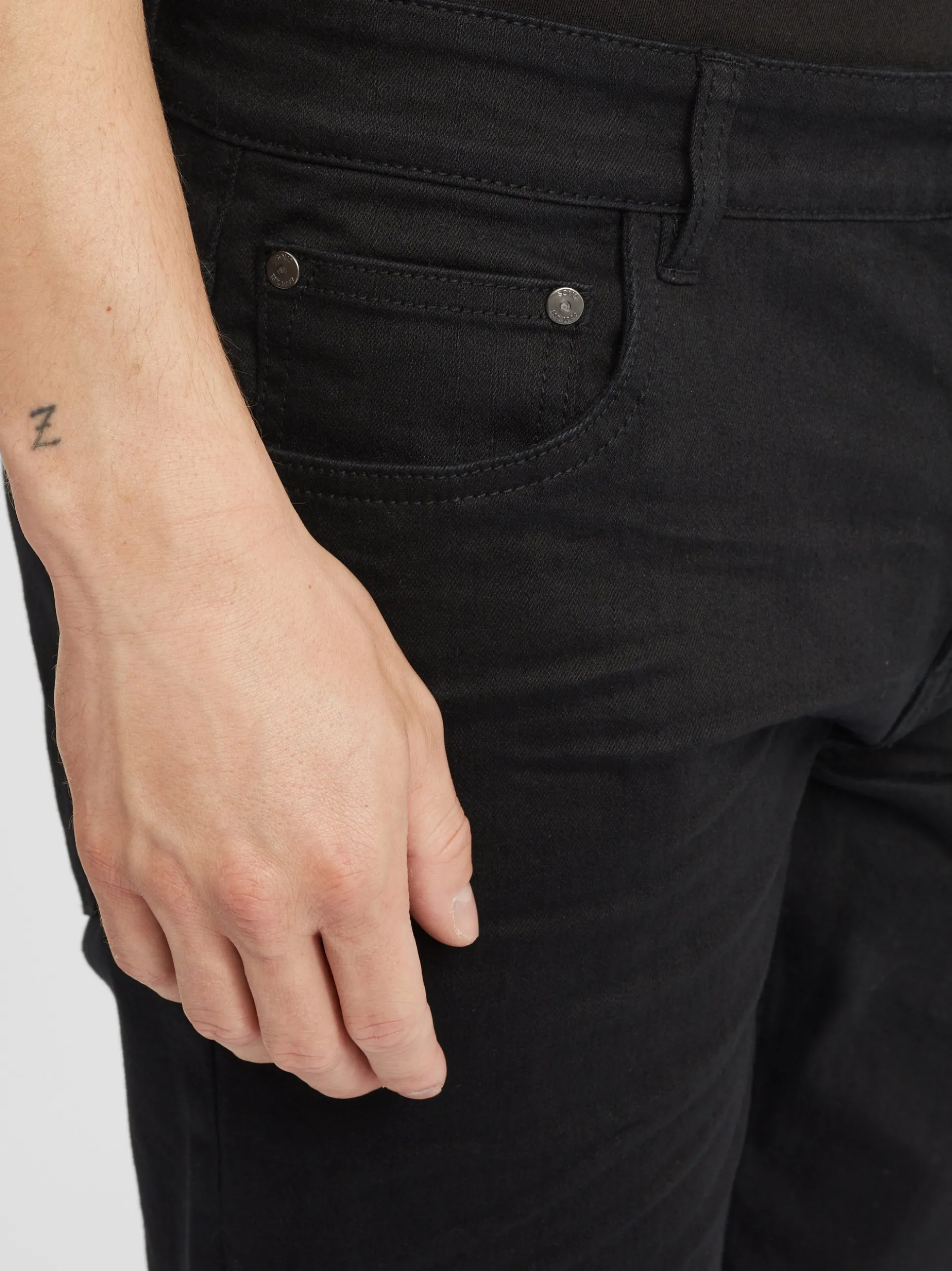 Solid Herren 5-Pocket-Jeans - SDFynn in schwarz