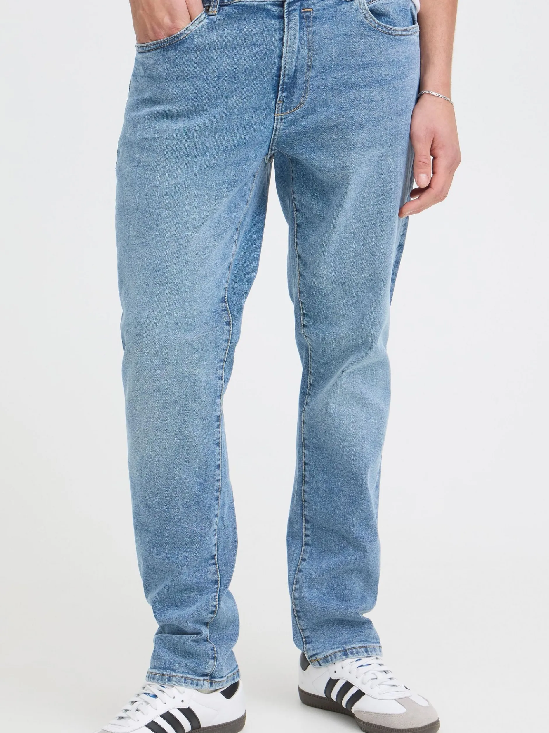 Solid Herren 5-Pocket-Jeans - SDRyder in hellblau