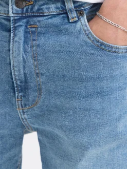 Solid Herren 5-Pocket-Jeans - SDRyder in hellblau