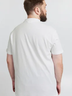 Solid Herren Poloshirt - SDBanjo Big & Tall in weiß