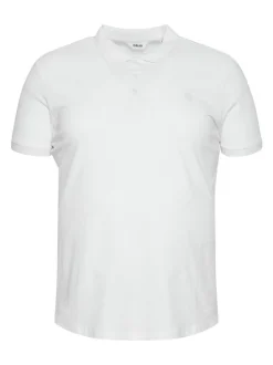 Solid Herren Poloshirt - SDBanjo Big & Tall in weiß