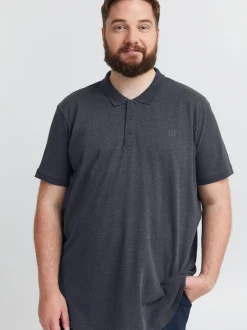 Solid Herren Poloshirt - SDBanjo Big & Tall in blau