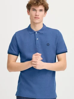 Solid Herren Poloshirt - SDBenjaminPolo in blau