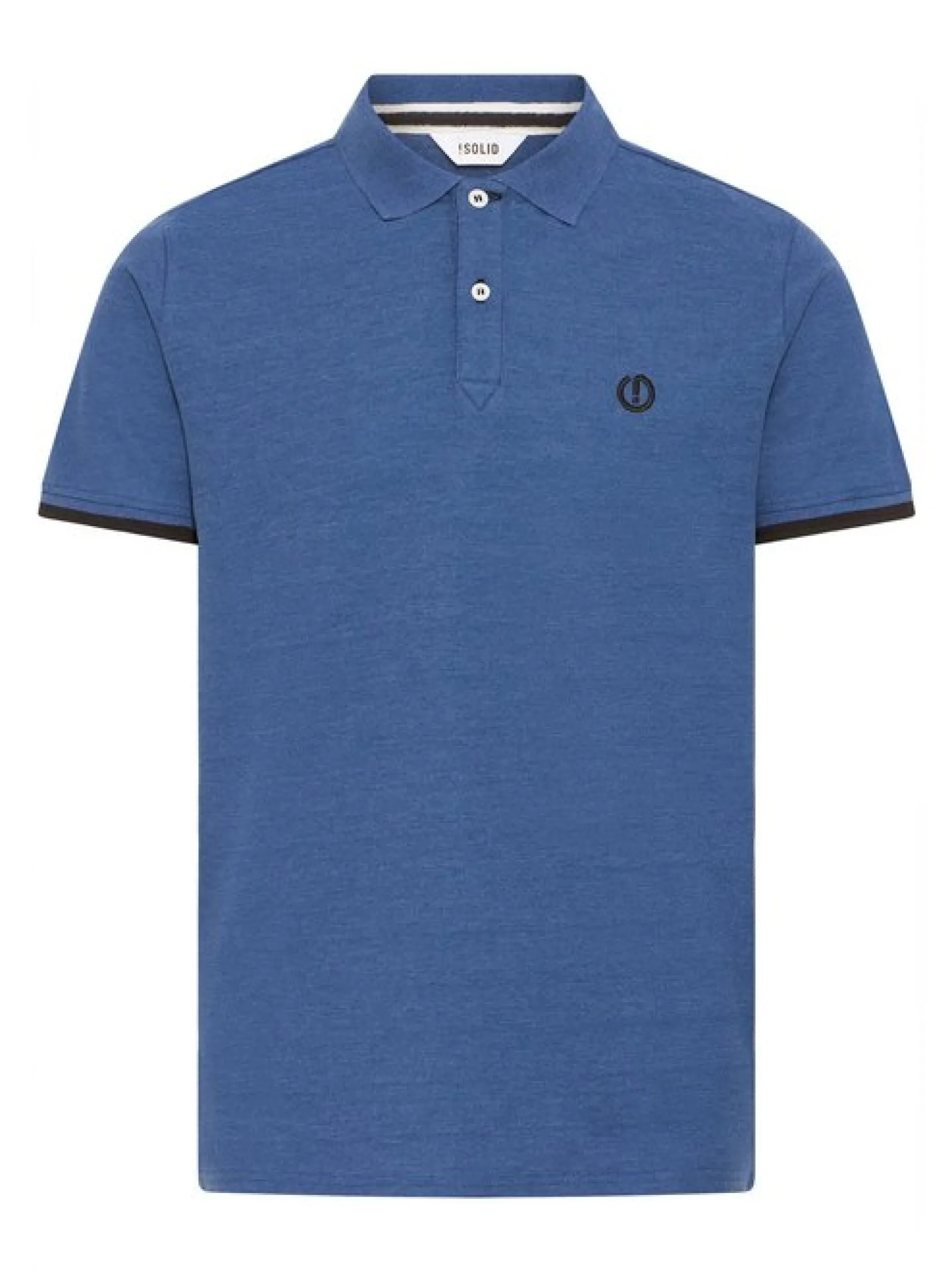 Solid Herren Poloshirt - SDBenjaminPolo in blau