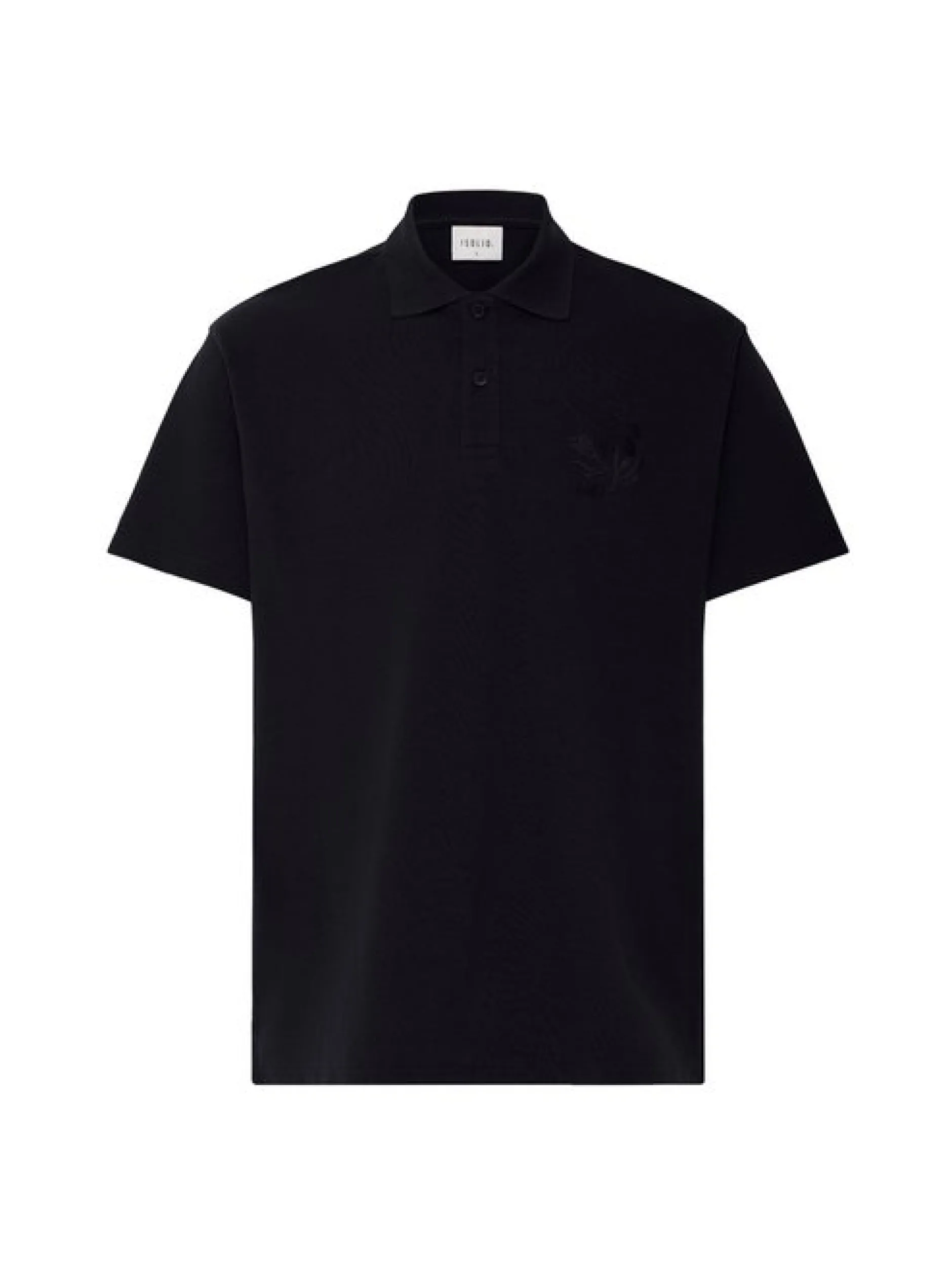 Solid Herren Poloshirt - SDBetova Casual Fit in schwarz