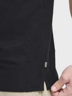 Solid Herren Poloshirt - SDHattim in schwarz weiß