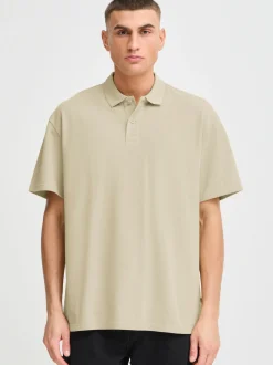 Solid Herren Poloshirt - SDOlexi in beige