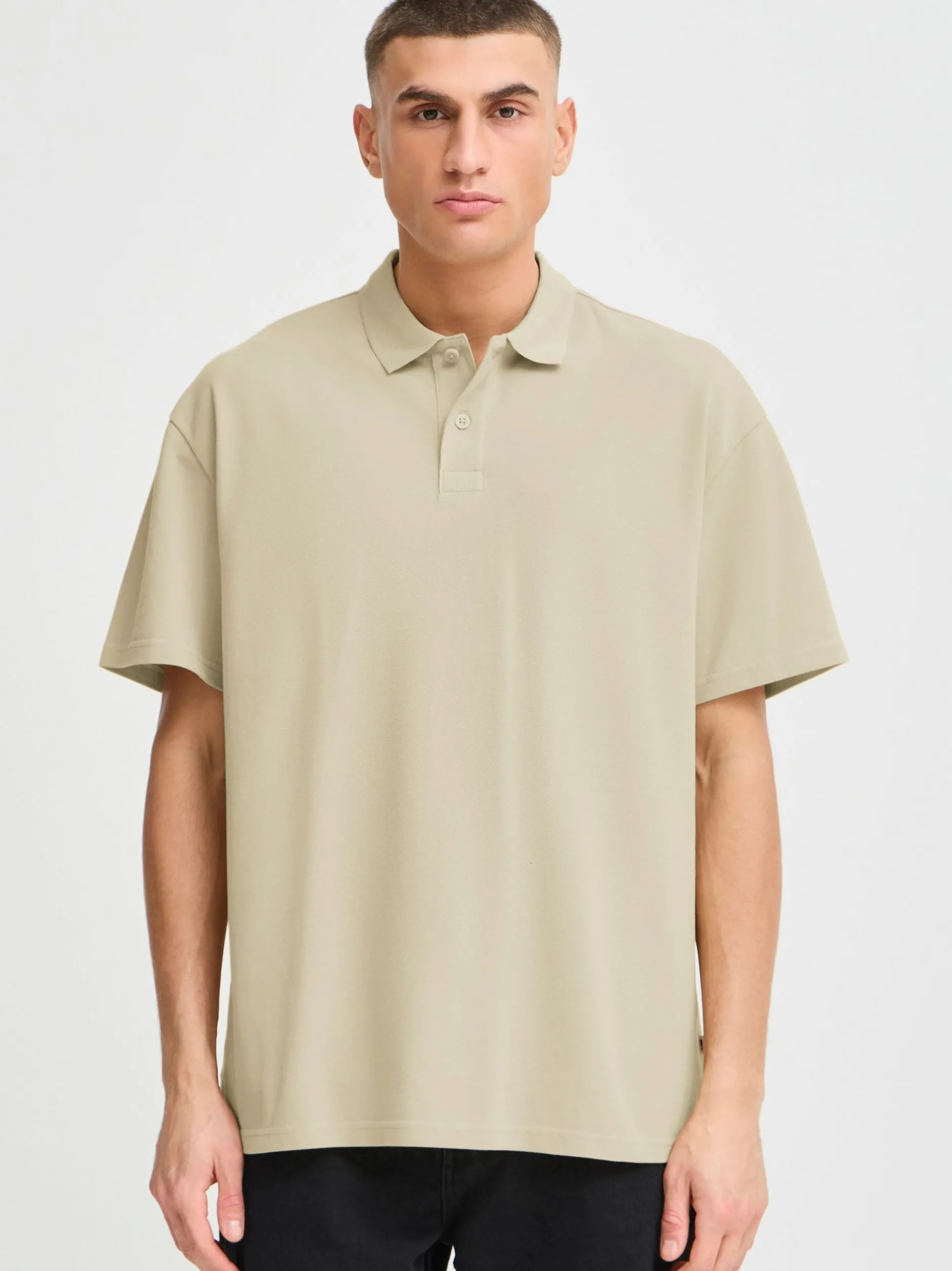 Solid Herren Poloshirt - SDOlexi in beige
