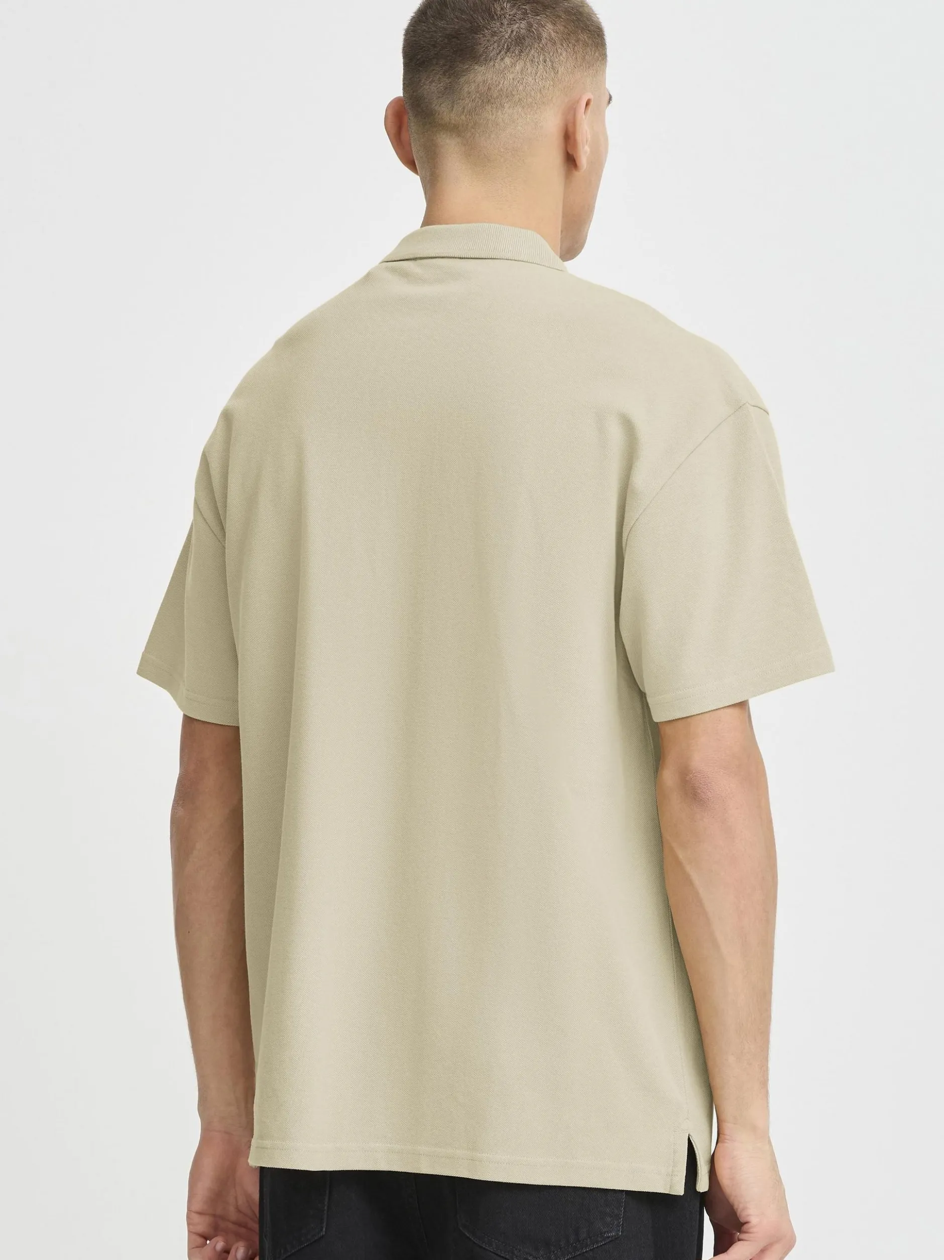 Solid Herren Poloshirt - SDOlexi in beige