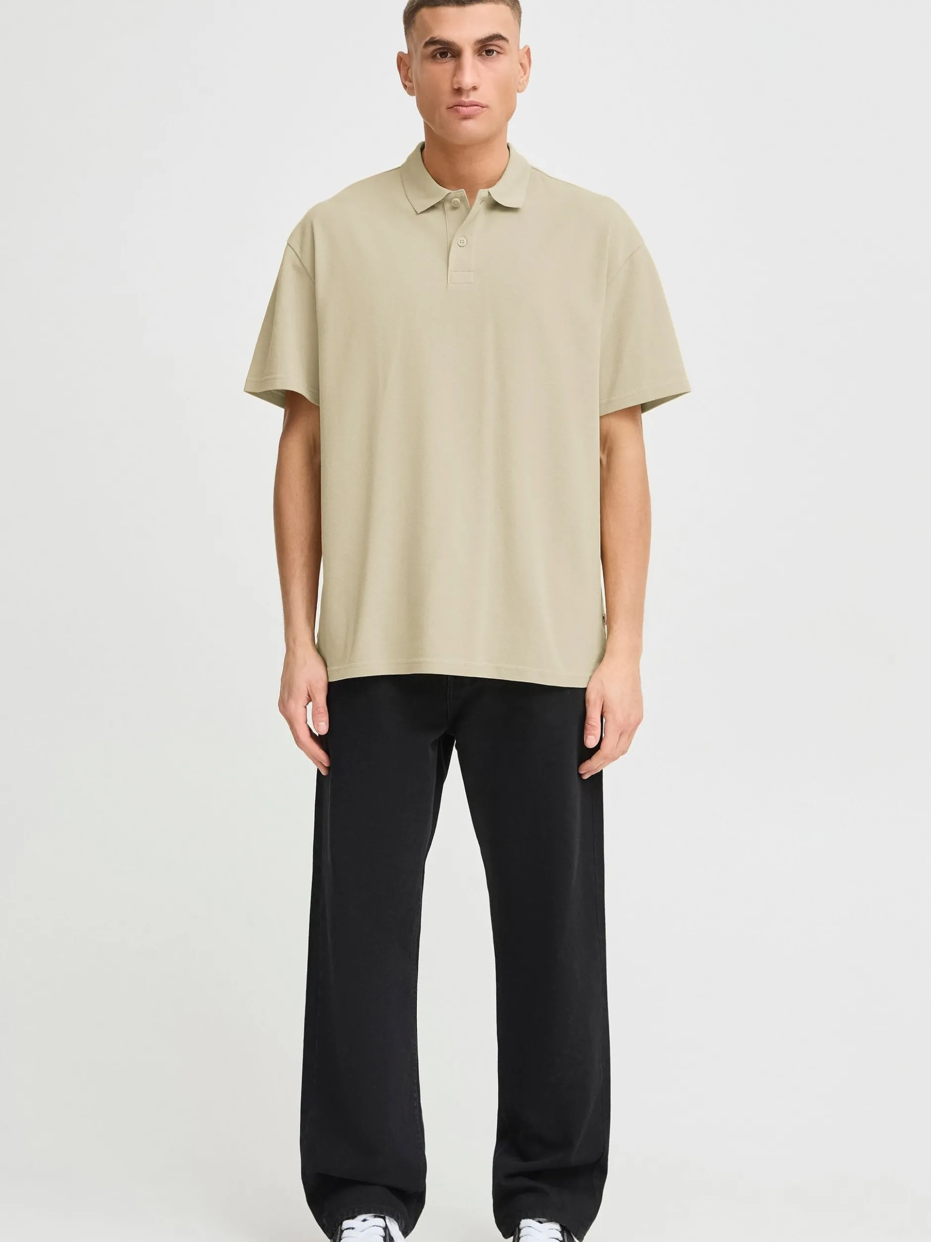 Solid Herren Poloshirt - SDOlexi in beige