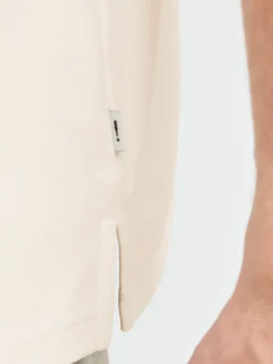Solid Herren Poloshirt - SDOswald in beige